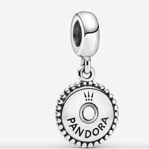 Pandora Silver Logo Dangle Charm